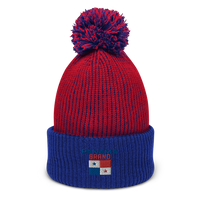 Panama Brand Embroidered Pom-Pom Beanie