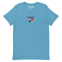 Panama Brand Embroidered Short-Sleeve Unisex T-Shirt